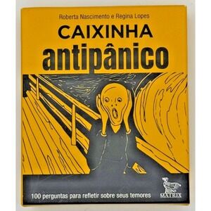 Caixinha Antipânico Portuguese Reflection Card Deck | Anxiety Psychology